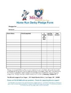 Home Run Derby-pledge-sheet